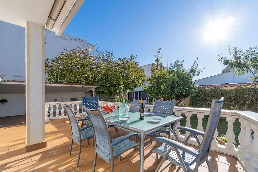 Sm21-Gran Casa De Vacaciones En La Playa, 4 Habitaciones, Climatizada, Piscina, Barbacoa Y Wifi Ampuriabrava Villa